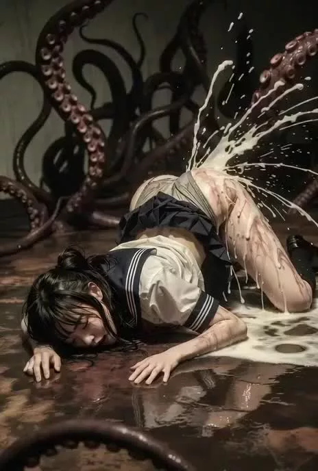 触手ぶっかけ