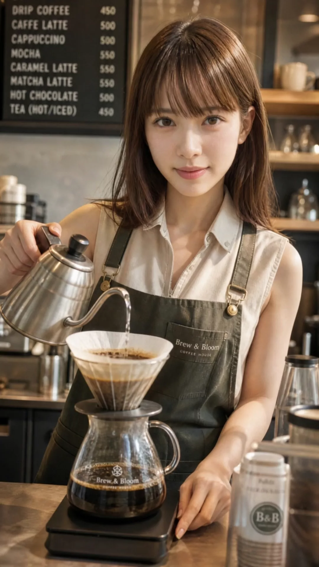 喫茶店の特別なミルクサービス①